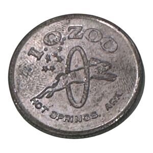 IQ Zoo Silver Token Hot Springs Arkansas wonderland